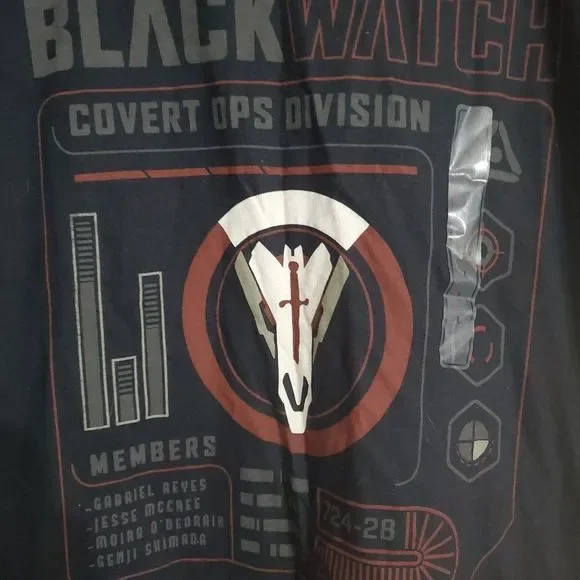 5for$25 Overwatch Black Watch T-Shirt - Picture 2 of 2